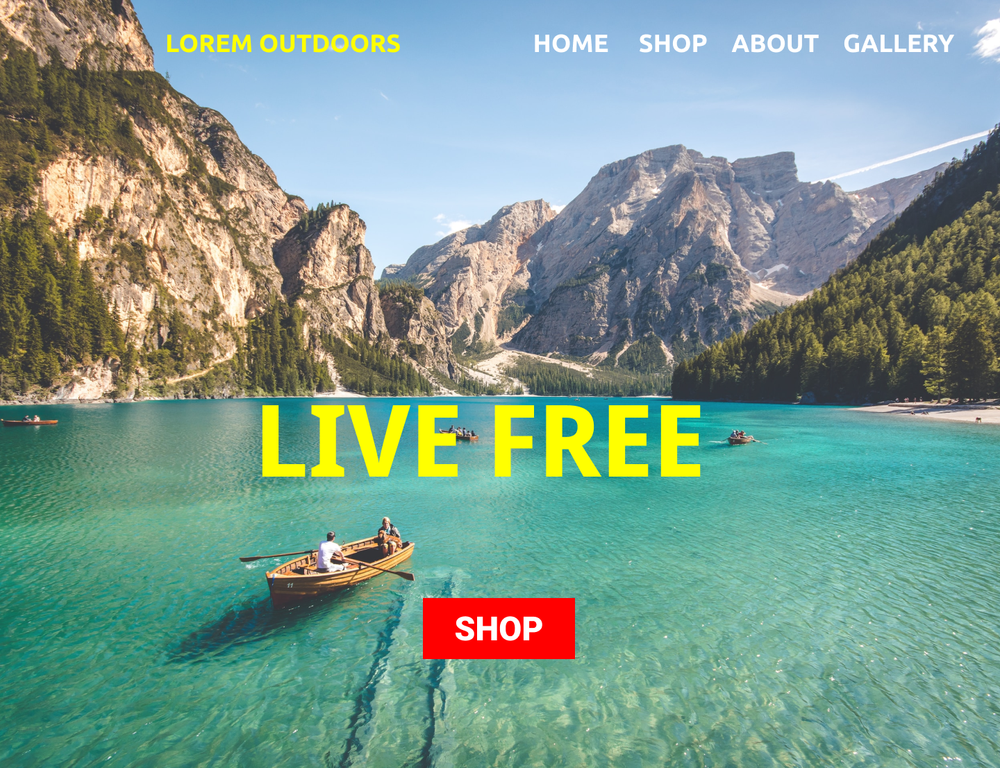 project image for the landing page