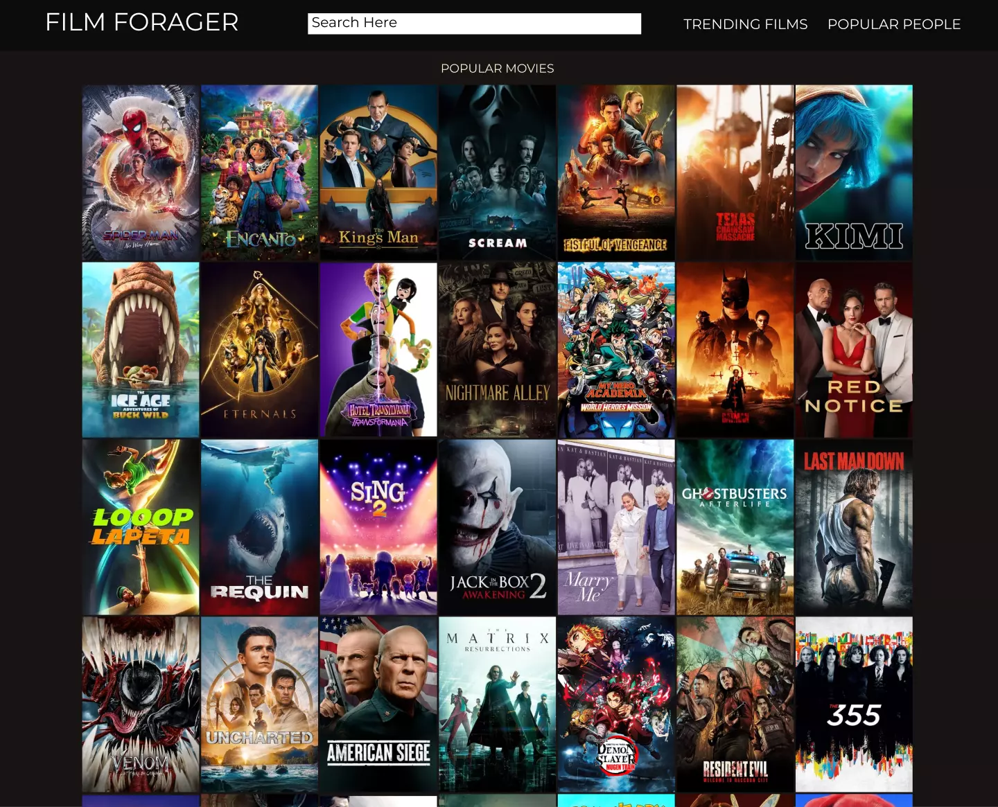 project image for film forager